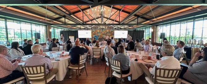 Attendees during Case Systems product launch at Saint Johns Resort