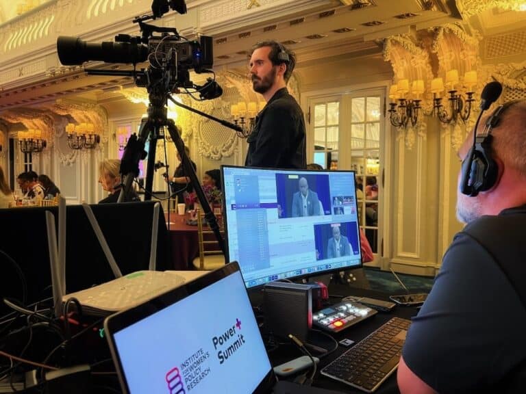 Speaker panel on economic equity at IWPR Power+ Summit